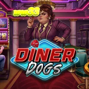 Diner Dogs slot com tema de crime e neon